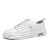 2025 direct supply spring and autumn new casual fashion trend versatile white shoes British board shoes men
