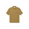 Fear of God Essentials Kurzarm-Polo mit einfarbigem Logo-Print Unisex-Oberteile Bernstein FOG-FW21-006