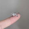 1Pcs Fashion Gold Color Star Stud Earrings for Women Exquisite Shiny Zircon Piercing Earrings Wedding Jewelry Bijoux Gift