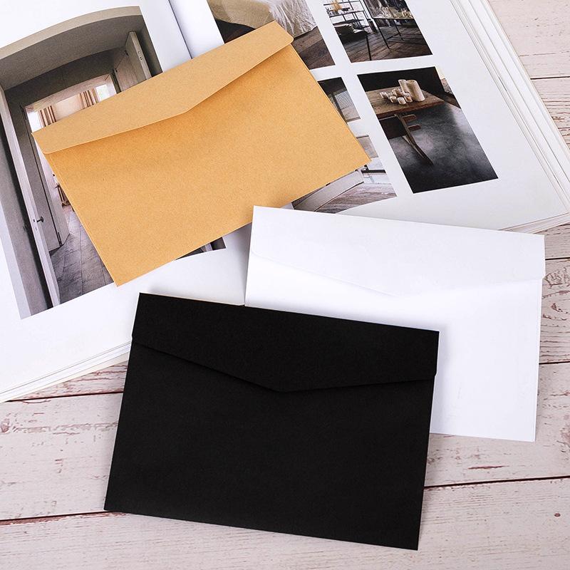 20 st/paket B6 Kuvert Inbjudningskort Kreativt Företags Tomt Kraftpapper Kuvert Premium Hållbar Kvalitet