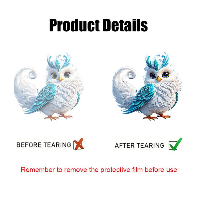 Cartoon Eule, Kreative Schreibtischdekoration, Acrylschild, Heimdekoration, Raum- und Wohnzimmerdekoration, Geschenk