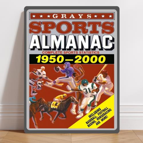 Personalised Aluminium Metal Grays Sports Almanac Back The The Future Sign aluminum 20x30cm