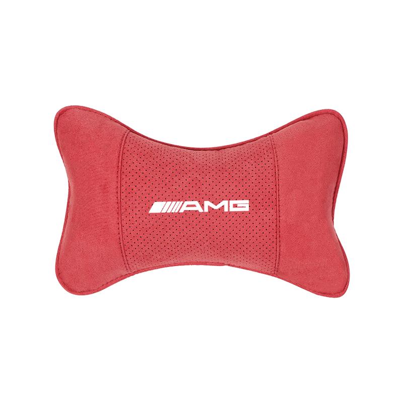 Suede Headrest Car Breathable Memory Foam Neck Pillow For Mercedes Benz AMG GLC W203 W206 W220 W205 W211 W212 W201 W210 W108 CLA PE3