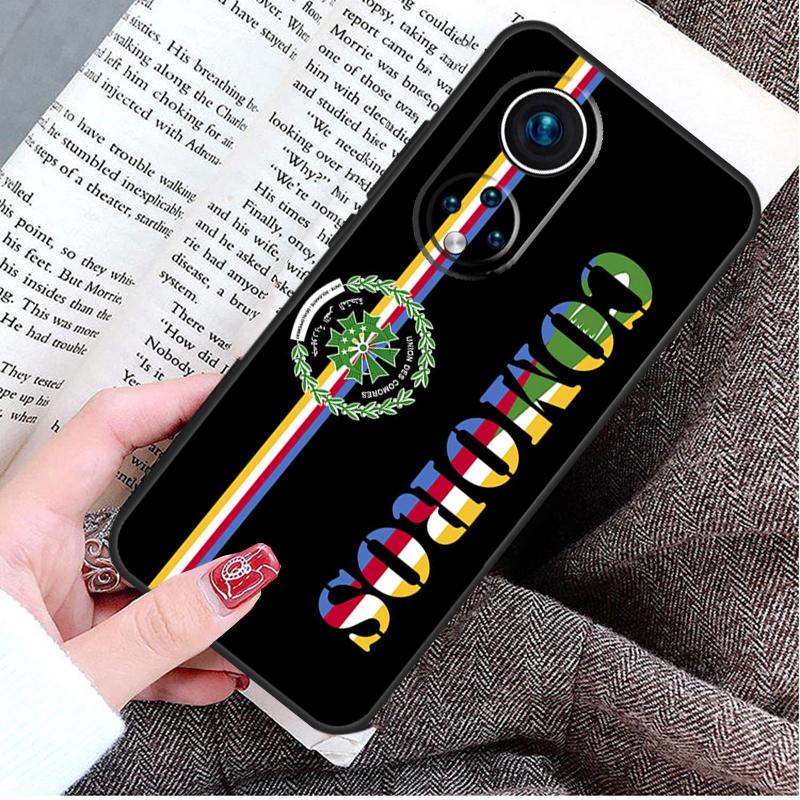 Comoros Flag Case For Honor Magic 8 7 6 Pro Honor X9d X9c X9b X9a X8b X8c Win 50 70 90 200 400 Lite Cover