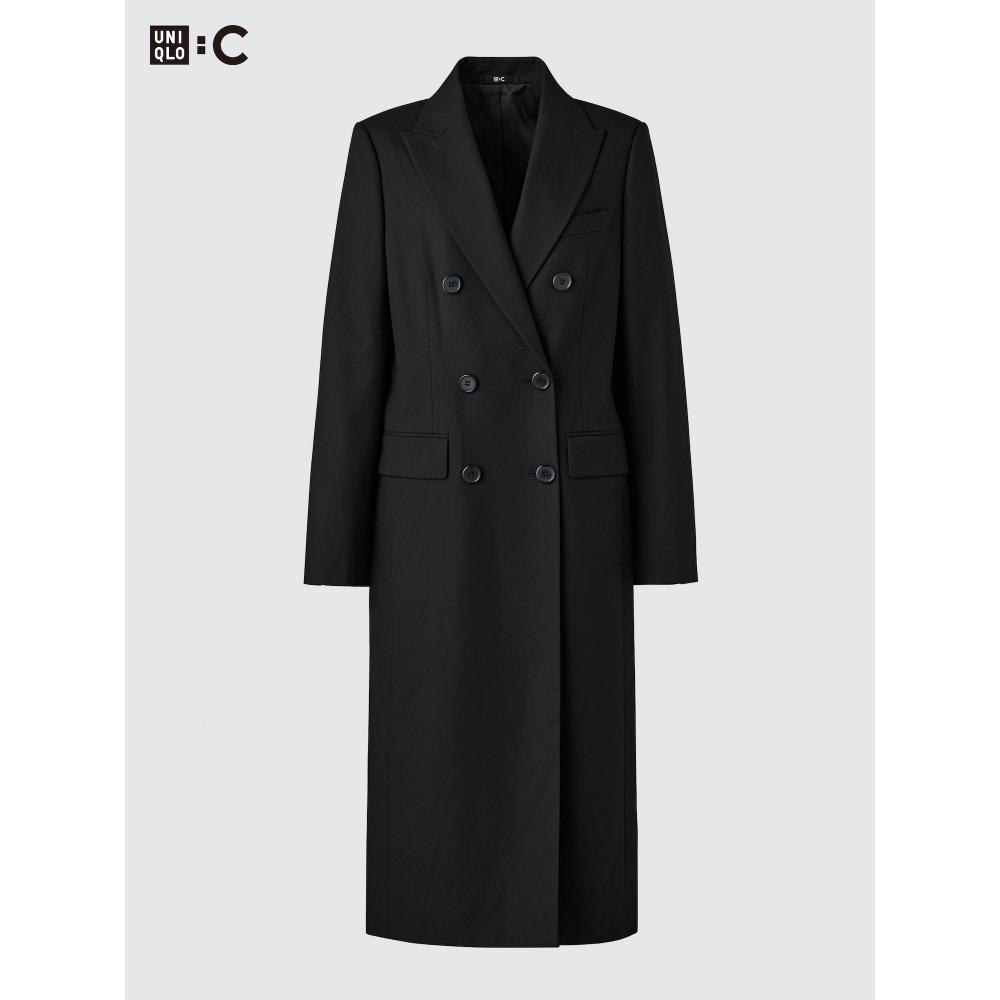Uniqlo Double Breasted Long Coat
