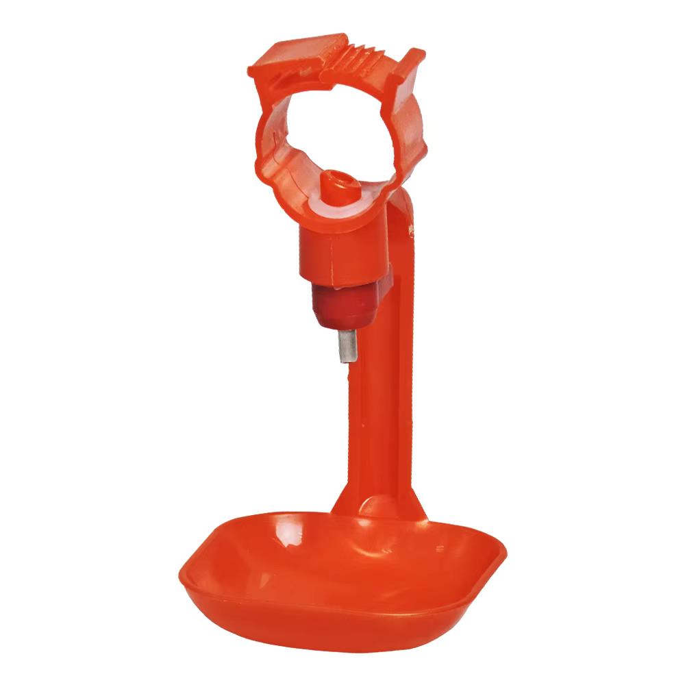 100Pcs Chicken Automatic Nipple Drinker Feeder Drinking Hanging Cups Yellow Red Orange Water Bowl Quail Poultry Drinking Tools