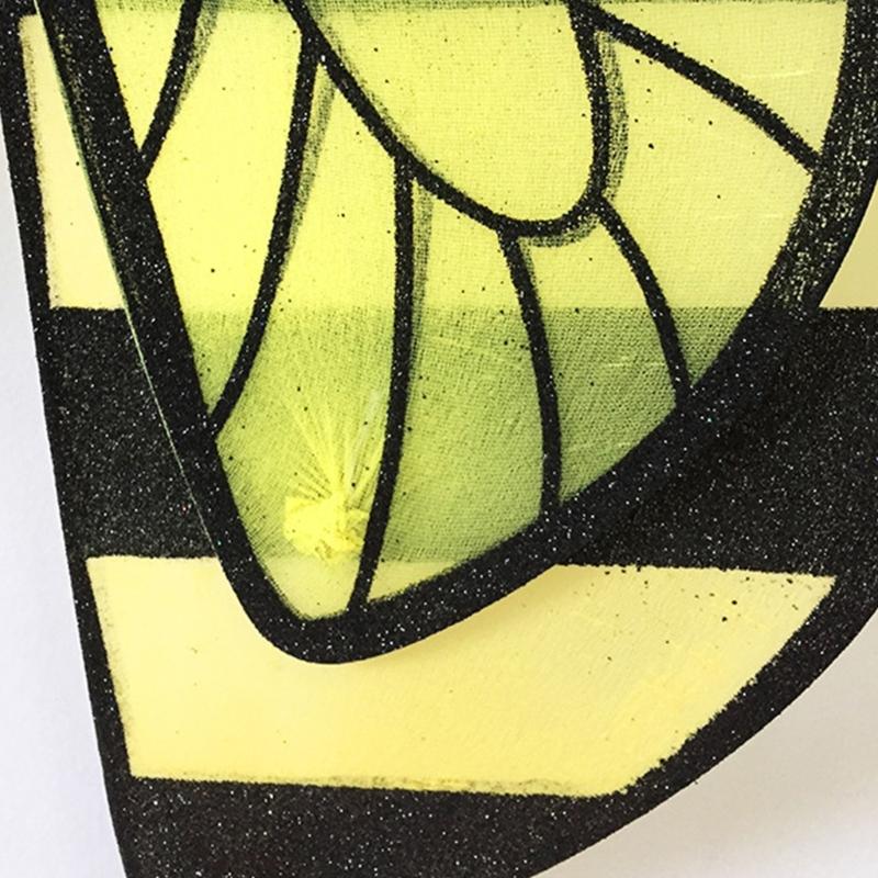 Bees Wing with Headband Set Insect Wing Bees Costume Kids Bees Headband Butterfly Wing Halloween Wing for Kids Girls