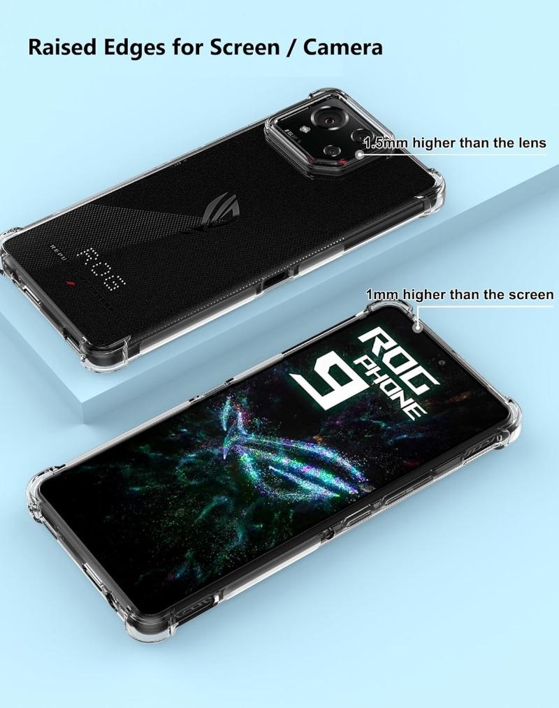 Custodia Per Asus ROG Phone 9 8 7 6 Pro Copertura Protettiva Quattro Angoli Bumper Antiurto Coque Fundas