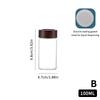 Mini Wood Lid Coffee Beans Storage Container Tube Kitchen Sealed Can Tea Spice Jars Single Dose Espresso Accessory Coffeware