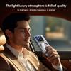 Transparent Electroplate Lens Holder Magsafe Case For Xiaomi 15 15Pro Fold Hinge Magnetic Wireless Charging Cover