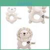 Gbee Organic Cotton Infant Rattle Toy Set For Emotional And Intellectual Development