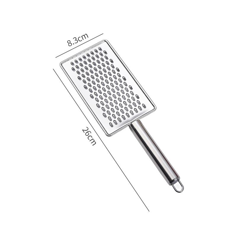 

Stainless Steel Ginger Cheese Grater, Multi-Functional Arc-Shaped Carrot and Potato Shredder, Set of 2 01(2 pieces)