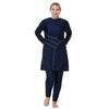 Plus Size Damen Muslim Muslimah Bademode Full Coverage Damen Badeanzug Hochelastisch 3 Stück Beachwear 3XL-8XL