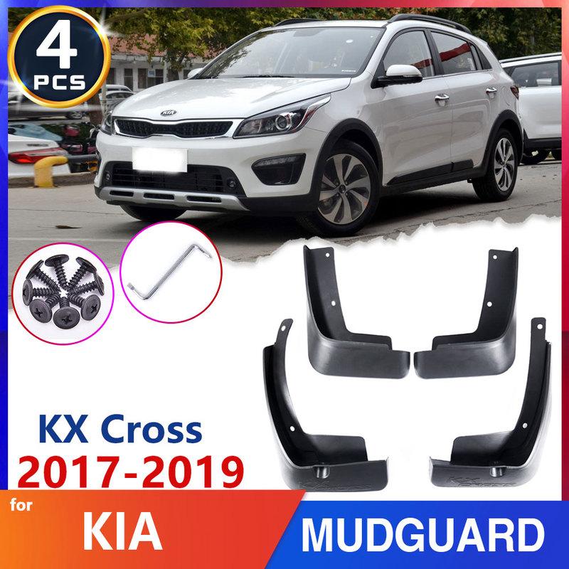 

Car Mud Flaps Guards for KIA KX Cross Rio X-Line 2017 2018 Car Goods Accessories Mudguard Mudflap Tire Fender Exterior Auto