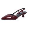 Fashion Ladies Shoes 2024 Fashion Slip on Women's Pumps Autumn Pointed Toe Shallow Solid Dress Stilettos or Thin Heels Plus Size Shoes