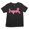 Hope Pink Ribbon Youth Kids Boys T-Shirt Breast Cancer Awareness Month Kids