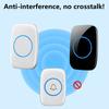 A10 Waterproof Wireless Doorbell 300m Remote Chime Plug-in Button Ring Alarm