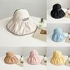 Style Hat Versatile Exquisite Letter Womens Sunshade Fishermans Hatscaps
