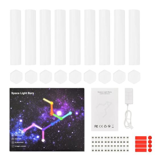 

Уникальный умный настенный светильник из АБС-пластика, совместимый с ночным светильником Alexa для домашнего декора