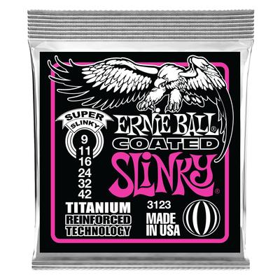 3123 Electric Guitar Strings COATED SUPER SLINKY Coated Super Slinky [Genuine] (09-42)