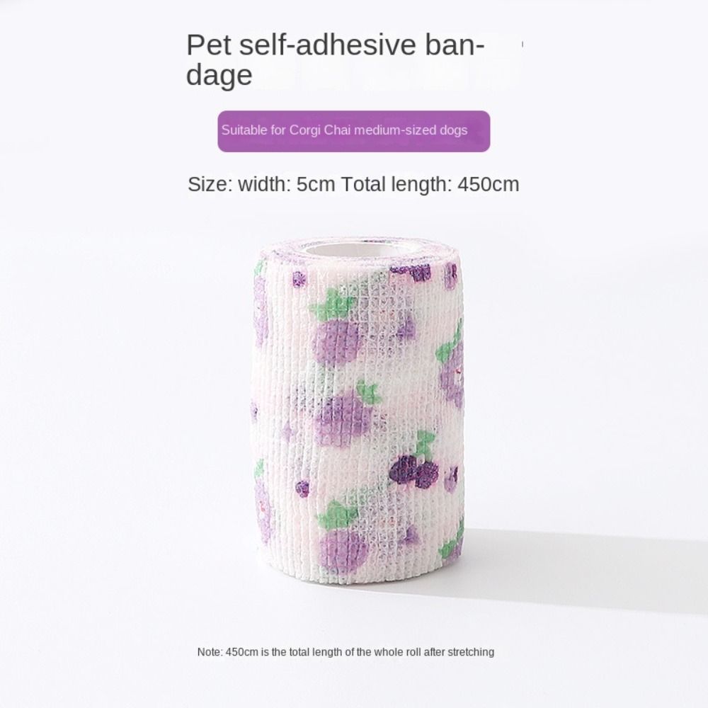 Breathable Dog Foot Covers Anti-dirty Pet Go Out Foot Wrap Durable Pet Self-adhesive Bandage