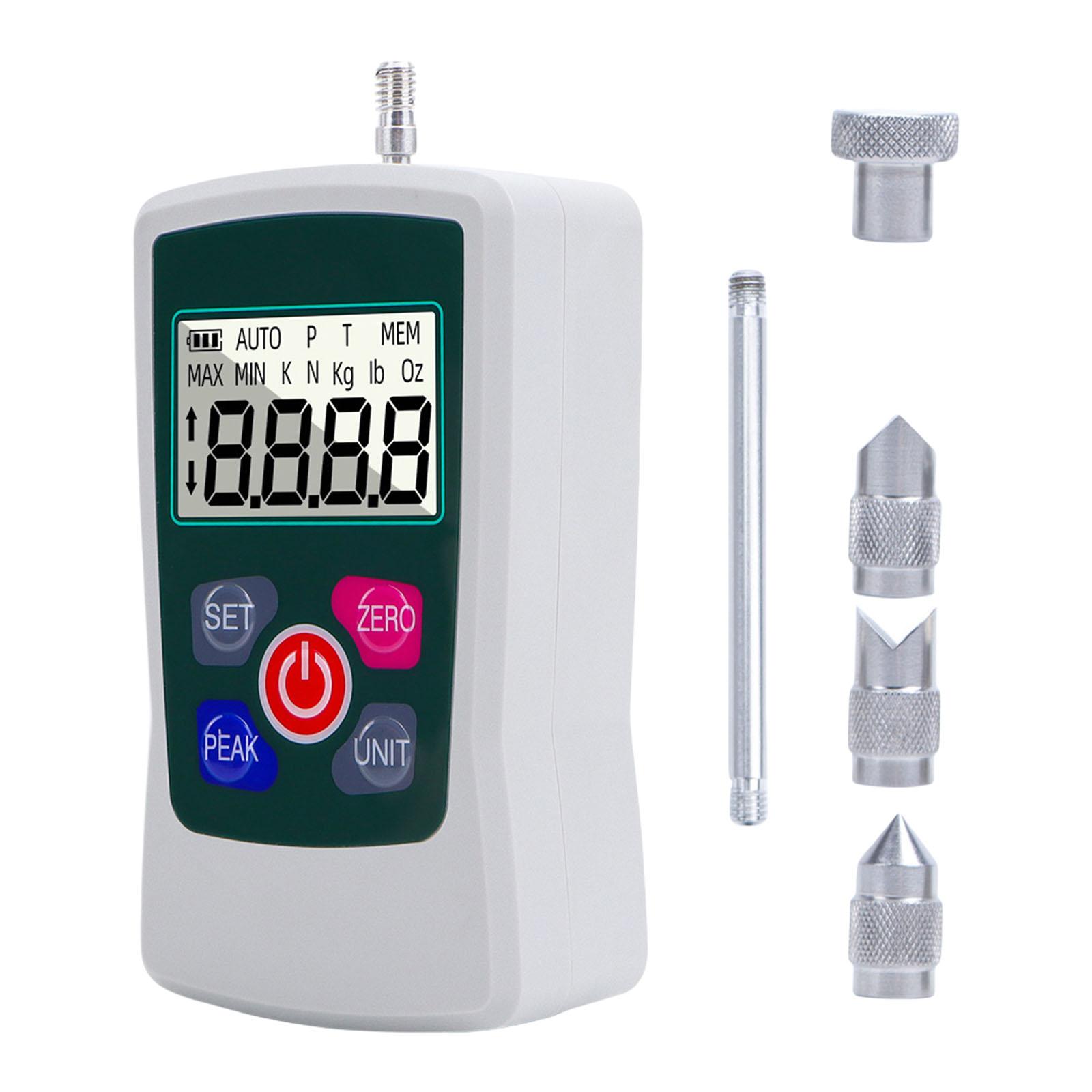 

Цифровой динамометр Портативный измерительный прибор Портативный цифровой динамометр Легкий для переноски для испытаний на сжатие и растяжение