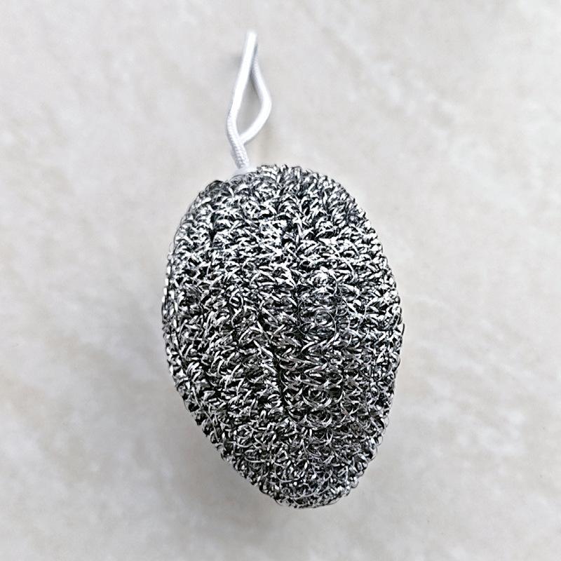 Подвесная веревка Дыня Стальная вата, Бытовая стальная вата для мытья посуды, Шарик для чистки кухни, Скребок для кастрюль из нержавеющей стали, Скребок для посуды