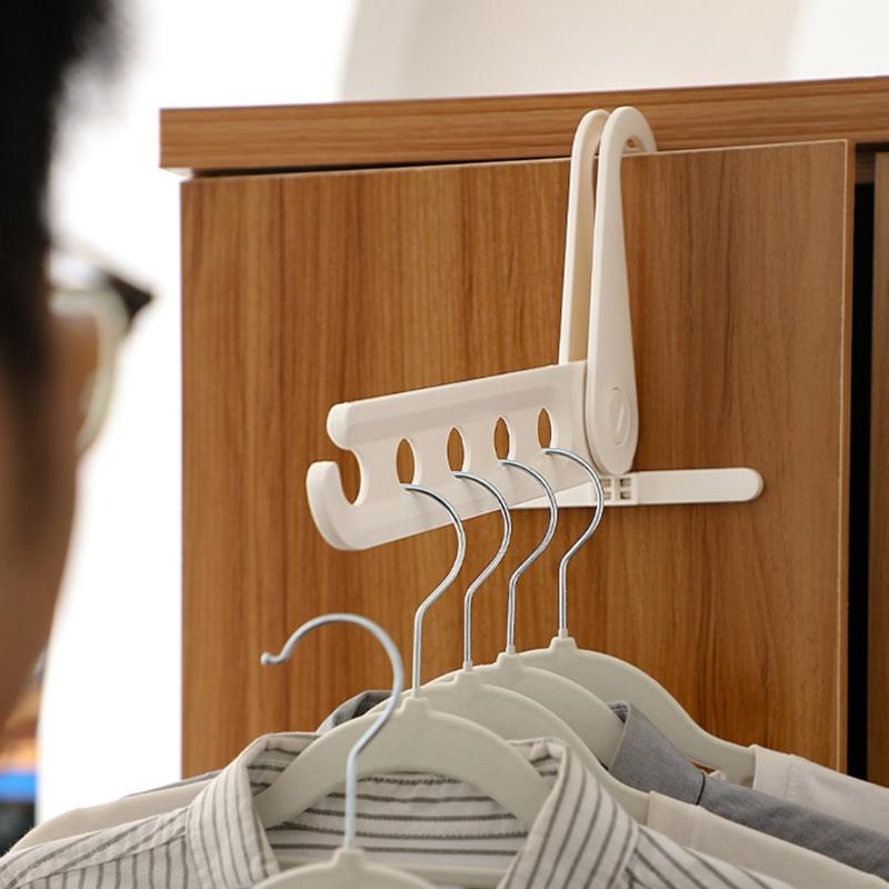 2Pcs Door Mounts Strong ABS Hangers for Towels Jackets Arrangement Bendable Styles Minimal Space Saving