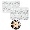 6 Cavities Flower Food Grade Silicone Puddings Chocolate Mousse Mould Cake Decorating Tool Kitchen Baking Supplies