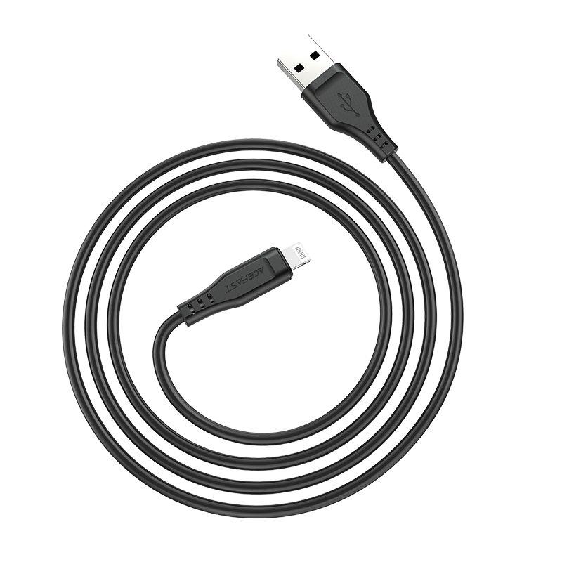 Cable for iPhone MFI USB - Lightning 2.4A 1.2m Black