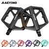 Bicycle Flat Pedals Ultralight MTB Road Bike Flat Pedal Platform Widen Nylon Cycling Footrest Mountain Folding Cycle Pedal Parts 6