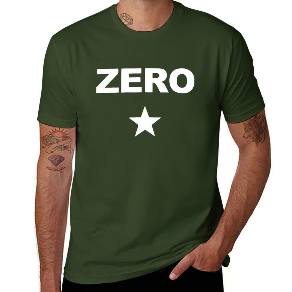 Smashing Pumpkins Zero T-Shirt Customs Boys Animal Print Plain Black T Shirts Men