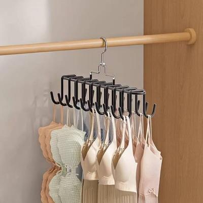 Suspender Hanger Underwear Vest Organizer Hook Strong Load-bearing Multifunctional Wardrobe Hanger with Multiple Hooks