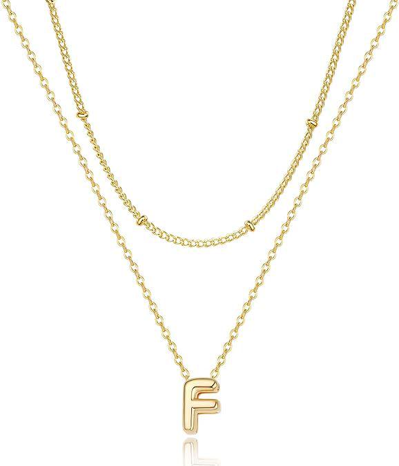 Trendy 26-Letter Pendant Layered Necklace: Elegant Women's Statement Clavicle Chain