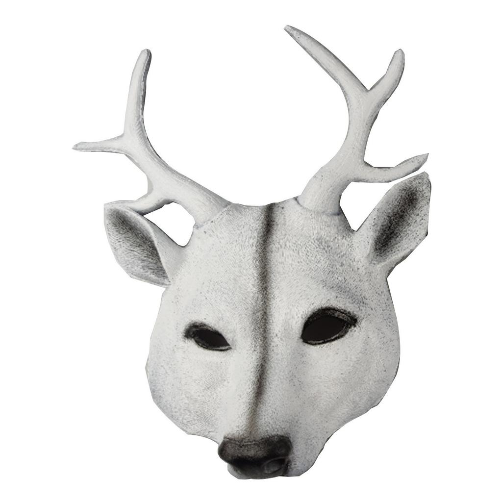 Halloween Sika Deer Mask Halloween3D Animal Mask Pu Foam Carnival Cos