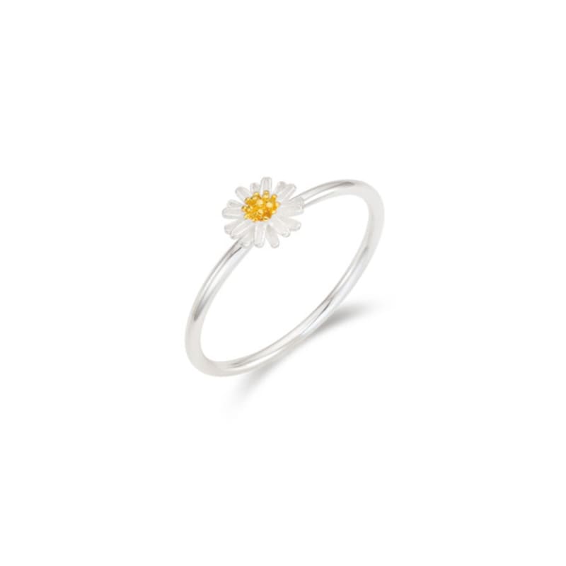 VINTAGE HOLLYWOOD [925er Silber] Kleiner Gänseblümchen-Ring_VH25NNRI004V