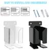 Wall Hanging Acrylic Shaver Storage Rack Acrylic Bathroom Razors Organizers Wall Mounted Space Saving Shaving Tool Shelf
