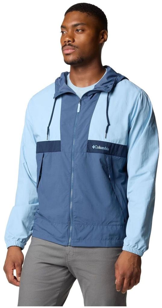 Куртка Columbia Spire Valley Hooded Windbreaker (2117051) ripple blue/dark mountain/coll navy