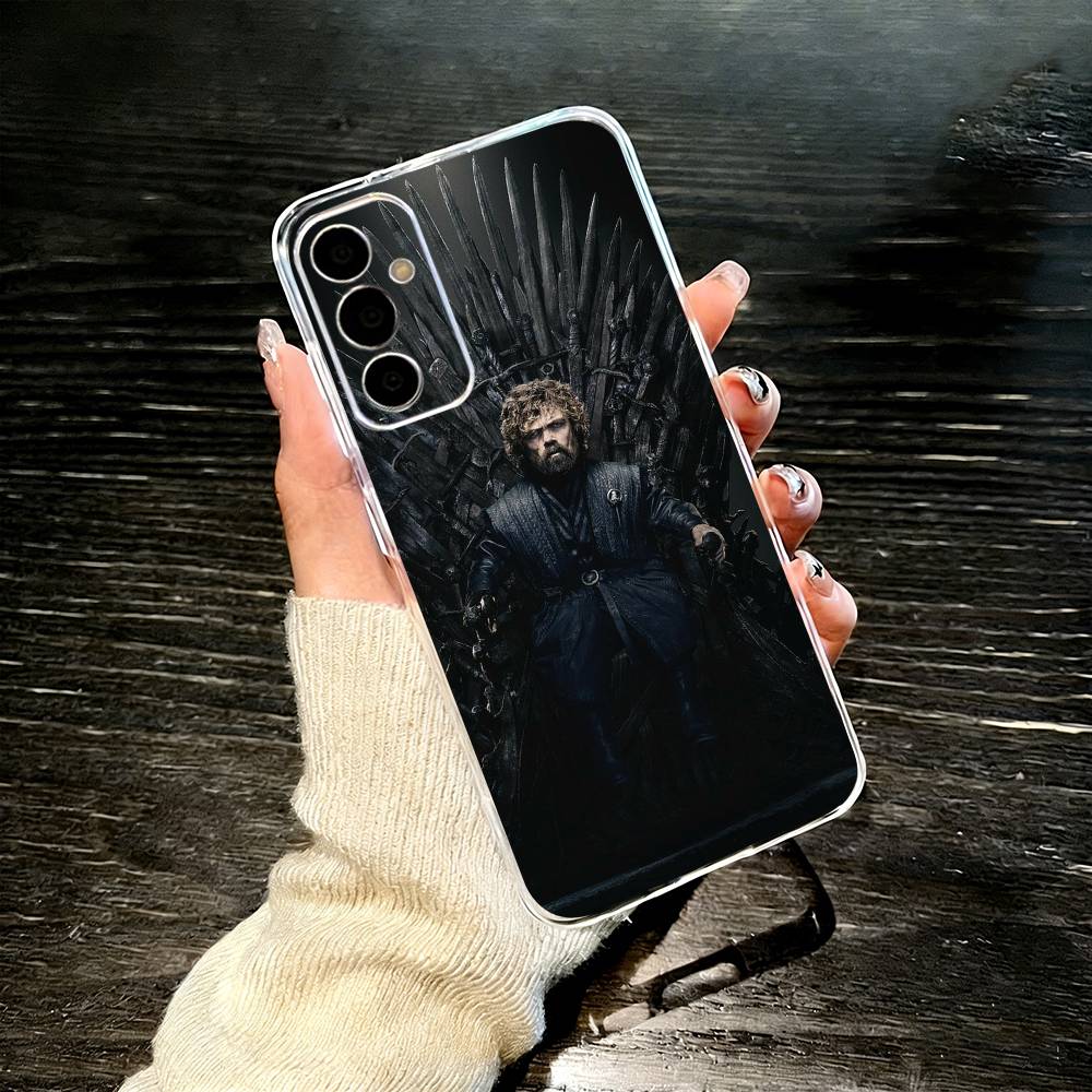 Game of T-Thrones The I-Iron T-Throne  Phone Case For SamsungA10,12,20,21S,30,31,40,50,51,52,70,71 Transparent Cover Samsung a21s