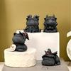 Artistic Magics Cats Resins Sculpture Halloweens Home Accent Easy Cleans Shelf Decoration Holiday Gift Item