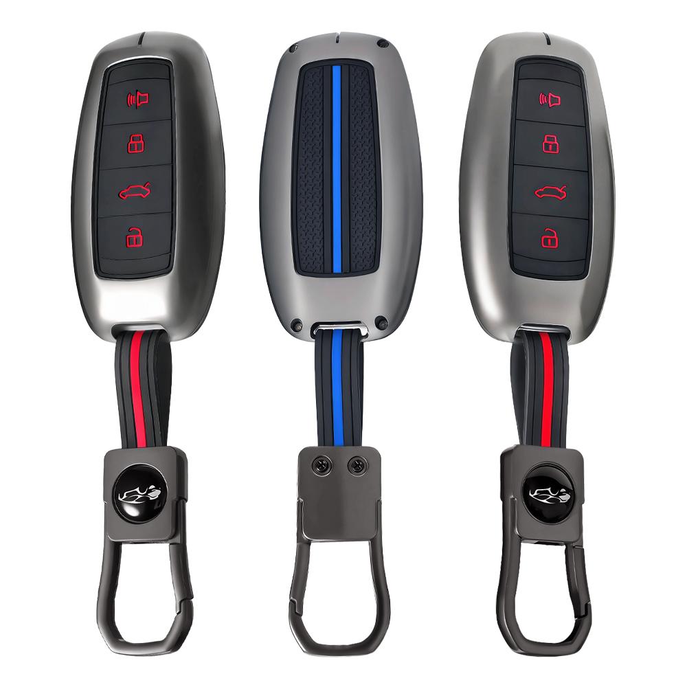 Zinc Alloy Silicone Key Case For Haval F7X H6 For Haval Jolion Joico Jollein F7 H6 Jolyon F7H Dargo Car Key Cover Keychain