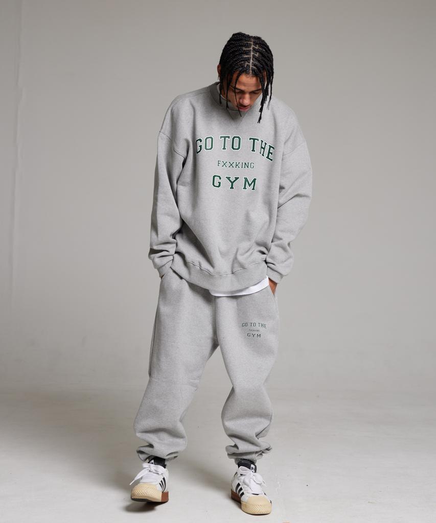 CREAM SODA LAB Go To The Gym Training Jogger Pants Gray