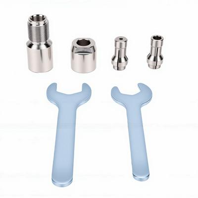 Angle Grinder To Die Grinder Adapter 5 8in 11 Thread To 1 4in and 1 8in Collet Chuck with 2 Wrenches
