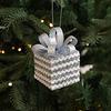 Luxury Silver Shining Christmas Tree Pendant & Drop Ornament Foamed Plastic  Christmas Ball Ornaments Home New Year Decoration