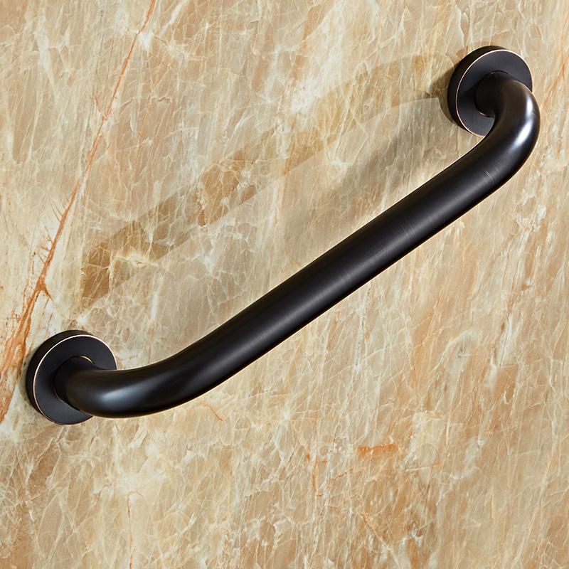 ELLEN Bathroom Safe Grab Bar 30/40/50CM Antqiue Bronze Brass Toilet Handrail Grab Bar Shower Safety Support Handle EL89