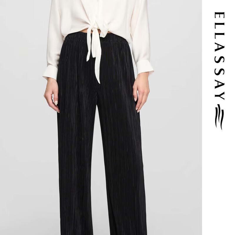 

ELLASSAY Women s Versatile Lightweight Straight-Leg Trousers L