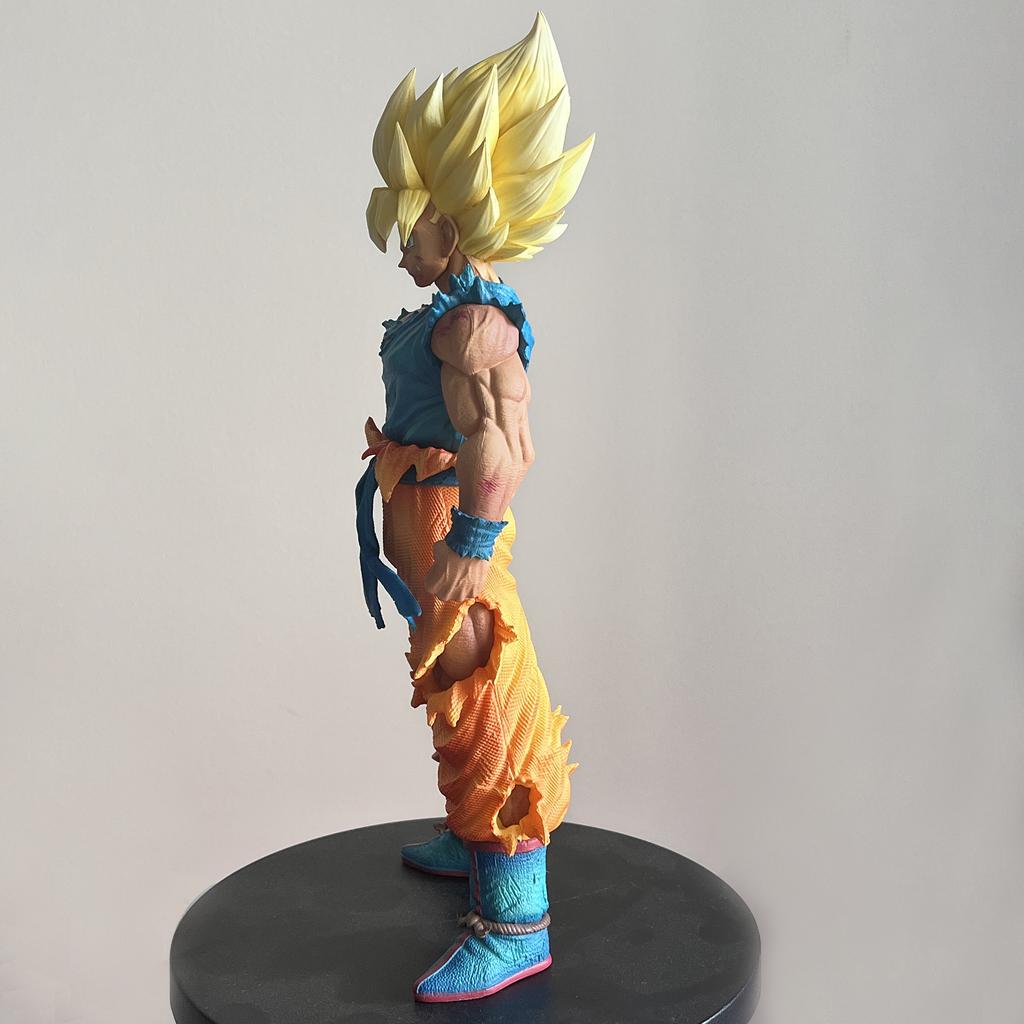 Anime 28cm Son Goku Karakter Goku Super Saiyan 1 Actiefiguur PVC Model Standbeeld Bureau Decoratie Verzamelspeelgoed C