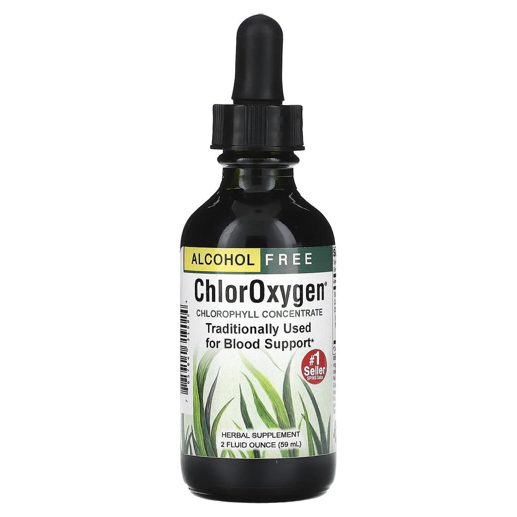 Herbs Etc., Chloroxygen®, Chlorophyll Concentrate, Alcohol Free, 59 Ml (2 Fl Oz)