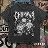 Футболка з персонажами мультфільму гурту Chiikawa | каваї рок-графічна футболка