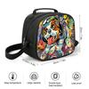 Trendy Popular Long Tongued Dog 3D Print 3pcs/Set Student School Bags Laptop Daypack Backpack Crossbody Lunch Bag Pencil Case